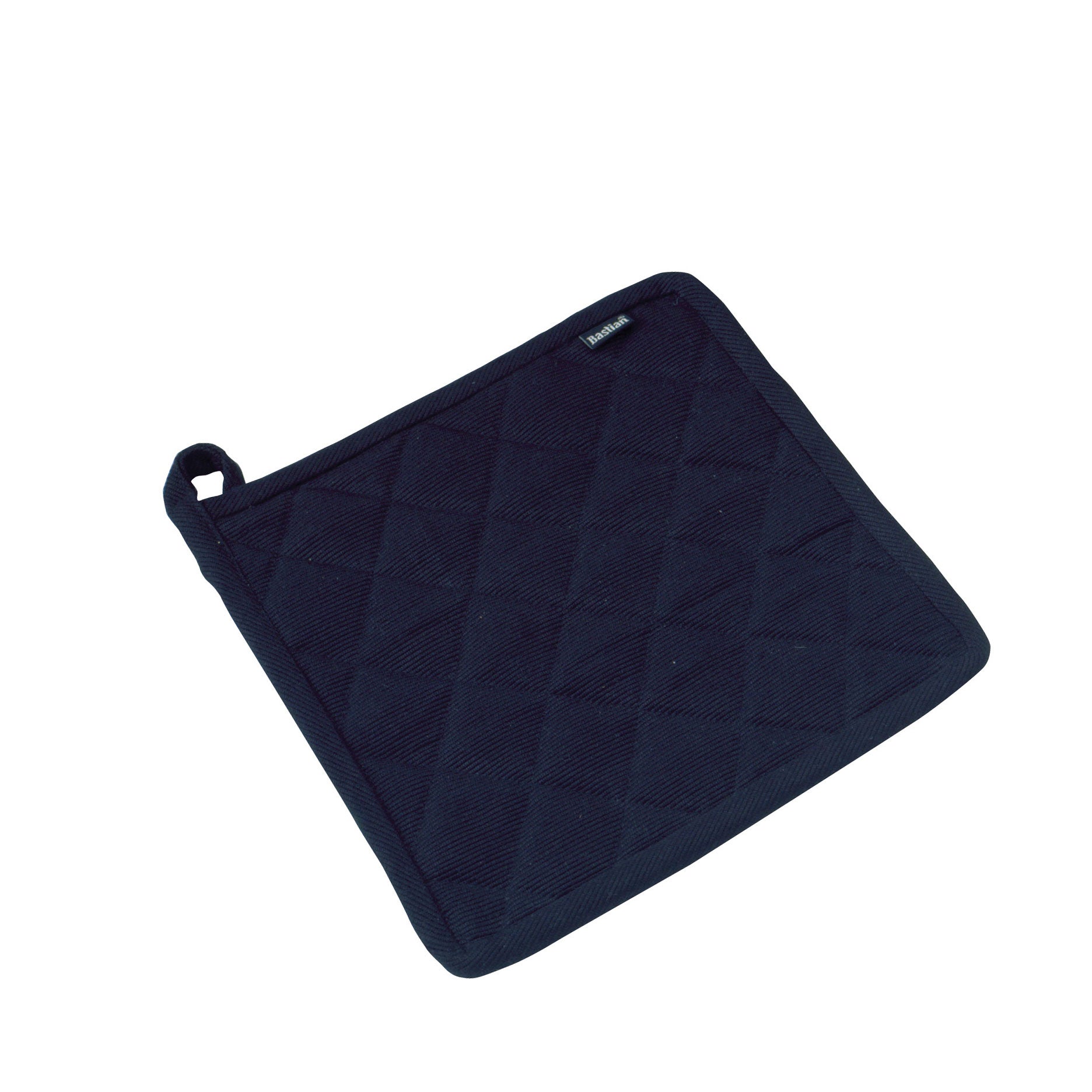 Grydelap 22,5x22,5 cm Sort